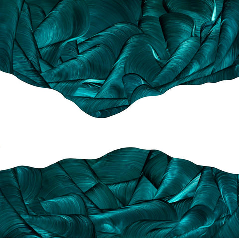 Lara Sayegh - Oceanic Odyssey - 40x40cm