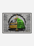 Hemisphere - Black Abachi Wood Frame