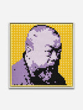 Self-Portrait Embroidery (Purple & Yellow), Self-Portrait Embroidery (Blue & Pink), Self-Portrait Embroidery (Green & Blue), Self-Portrait Embroidery (Red & Green) - White Yellow Poplar