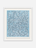 Study for A, 1968 - White Abachi wood frame