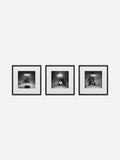 Kitchen Table triptych - Black Ramin Wood Frames (alt)