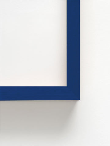 Guardian (Blue) - Blue Ramin Wood Frame