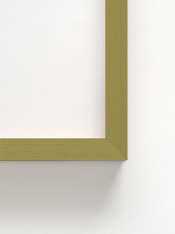 LUV New Beginnings - Green Abachi Wood Frame