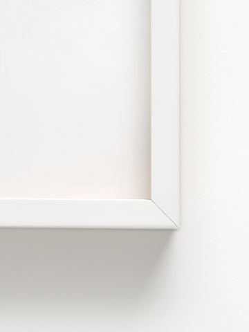 Blur - White Abachi Wood Frame