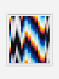 Chromadynamica 19 P - White Ramin Wood Frame