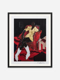 Put Some Red On It - Black Ramin Wood Frame