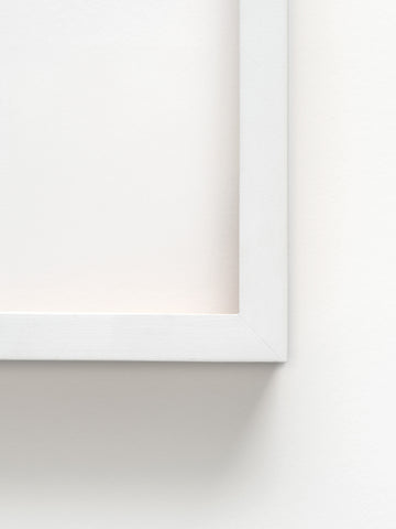 Mid-summer Pandas Golden Sky, 2021 - White Abachi wood frame