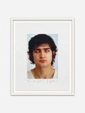 Il mio vedere futuro - My Future Vision II - White Abachi Wood Frame