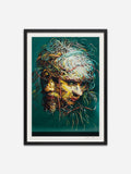 Higher than the Sun and A Sailor on the Bed - Black Ramin Wood Frames