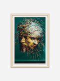A Sailor on the Bed - Natural Ramin Wood Frame