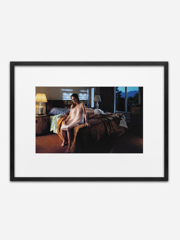 Untitled [Dream House 2]- Black Ramin Wood Frame