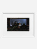 Untitled [Dream House 4] - White Ramin Wood Frame