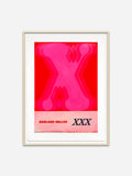 XXX, 2023 [Large] - Natural Abachi Wood Frame