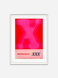 XXX, 2023 [Large] - White Abachi Wood Frame