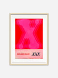 XXX, 2023 [Small] - Natural Abachi Wood Frame