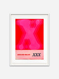 XXX, 2023 [Small] - White Abachi Wood Frame