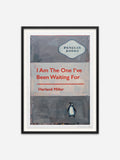 I Am The One I've Been Waiting For - Black Abachi wood frame with visible grain