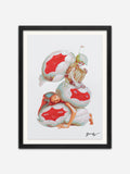 Blossom (Print) - Black Ramin Wood Frame