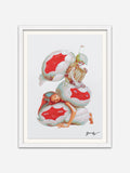 Blossom (Print) - White Ramin Wood Frame