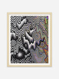 Driptych I - Ramin Wood Frame