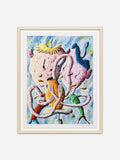 The dance we dance when we are together - Natural Ramin Wood Frame