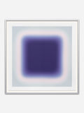 Musk romance in deepest blue - Silver Aluminium Frame