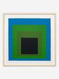 Study for Homage to the Square - Natural Abachi wood frame
