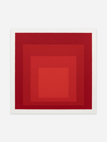Homage to the Square, (Red)