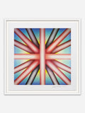 Heaven is for White Men Only - White Ramin Wood Frame