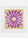 Let It All Hang Out - White Ramin Wood Frame