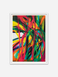 Untitled II - White Ramin Wood Frame