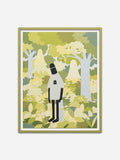 LUV New Beginnings - Green Abachi Wood Frame