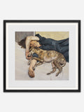 Double Portrait, 1985-86 - Black Ramin Wood Frame