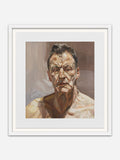 Reflection (Self-portrait), 1983-85 - White Ramin Wood Frame