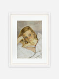 Set of 4  - White Ramin wood frame