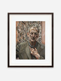 Self-portrait, Reflection, 2002 - Dark Brown Ramin wood frame