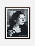 Maria/Marina - Dark Brown Ramin wood frame