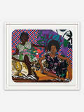 Girlfriends & Lovers and A Moments Pleasure #2 - White Ramin wood frame