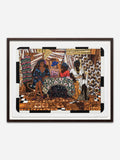 Girlfriends & Lovers - Dark Brown Ramin wood frame