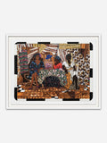 Girlfriends & Lovers - White Ramin wood frame
