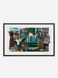 La Maison de Monet - Black Ramin wood frame