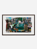 La Maison de Monet - Dark Brown Ramin wood frame