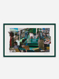 La Maison de Monet - Green Ramin wood frame
