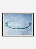 SELF-DEFENCE 3am  - Black Abachi wood frame with visible grain