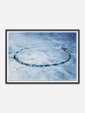 SELF-DEFENCE 2am  - Black Abachi wood frame with visible grain