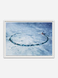 SELF-DEFENCE 2am  - White Abachi wood frame with visible grain