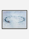 SELF-DEFENCE 7am - Black Abachi wood frame with visible grain