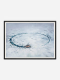 SELF-DEFENCE 6am - Black Abachi wood frame with visible grain