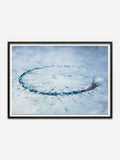 SELF-DEFENCE 4am - Black Abachi wood frame with visible grain
