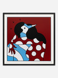 il senso di colpa. - Black Ramin Wood Frame